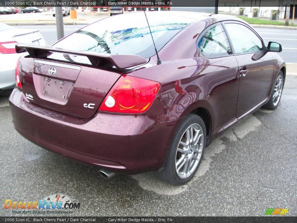 2006 Scion tC Black Cherry Pearl / Dark Charcoal Photo #4