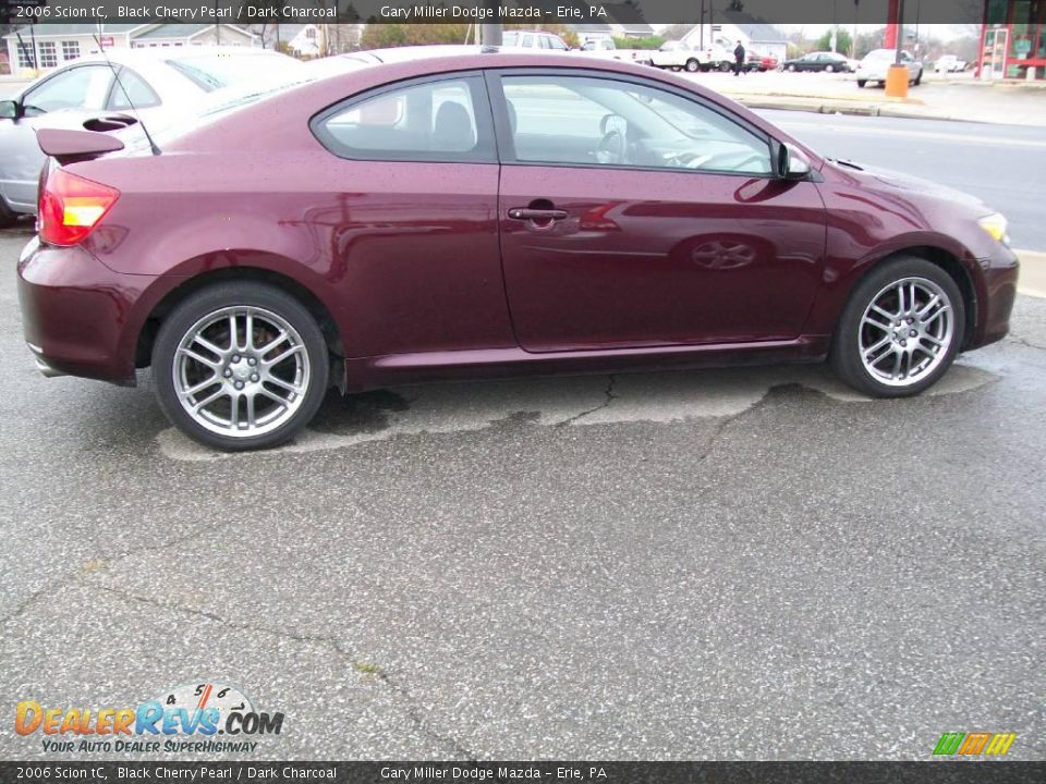 2006 Scion tC Black Cherry Pearl / Dark Charcoal Photo #5