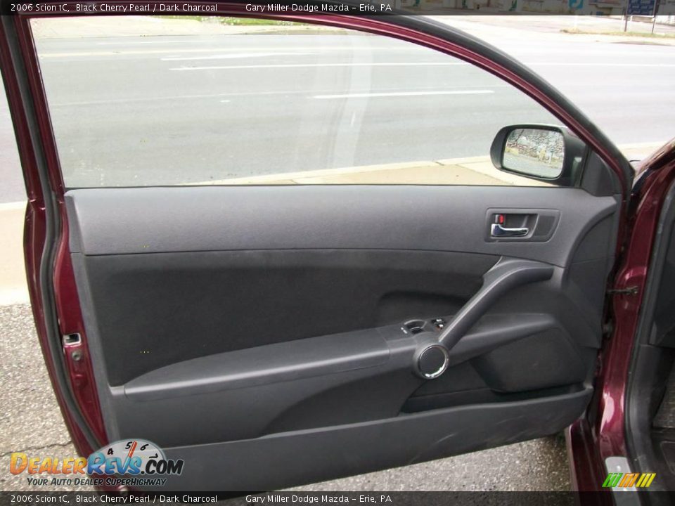 2006 Scion tC Black Cherry Pearl / Dark Charcoal Photo #9