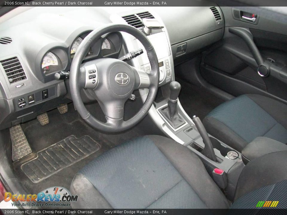 2006 Scion tC Black Cherry Pearl / Dark Charcoal Photo #11