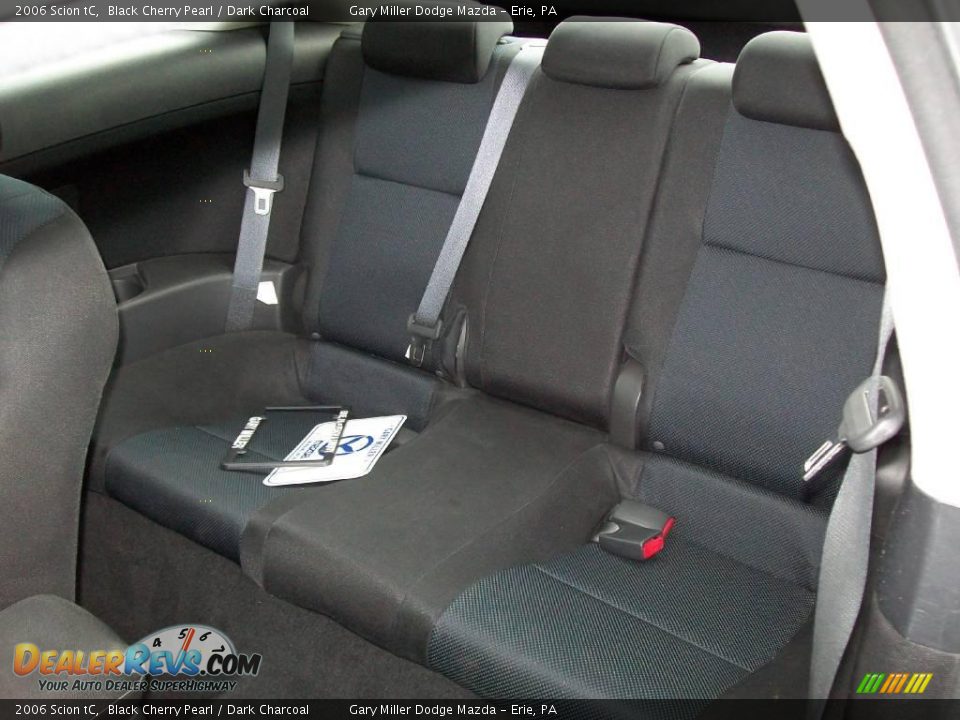2006 Scion tC Black Cherry Pearl / Dark Charcoal Photo #13