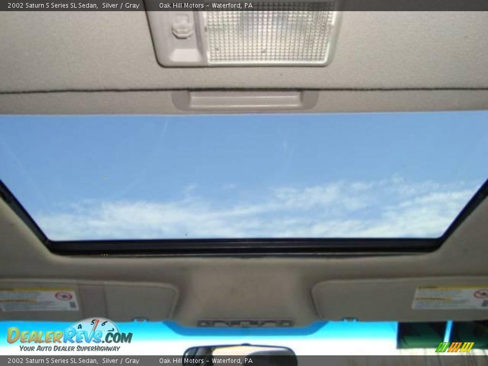 2002 Saturn S Series SL Sedan Silver / Gray Photo #12