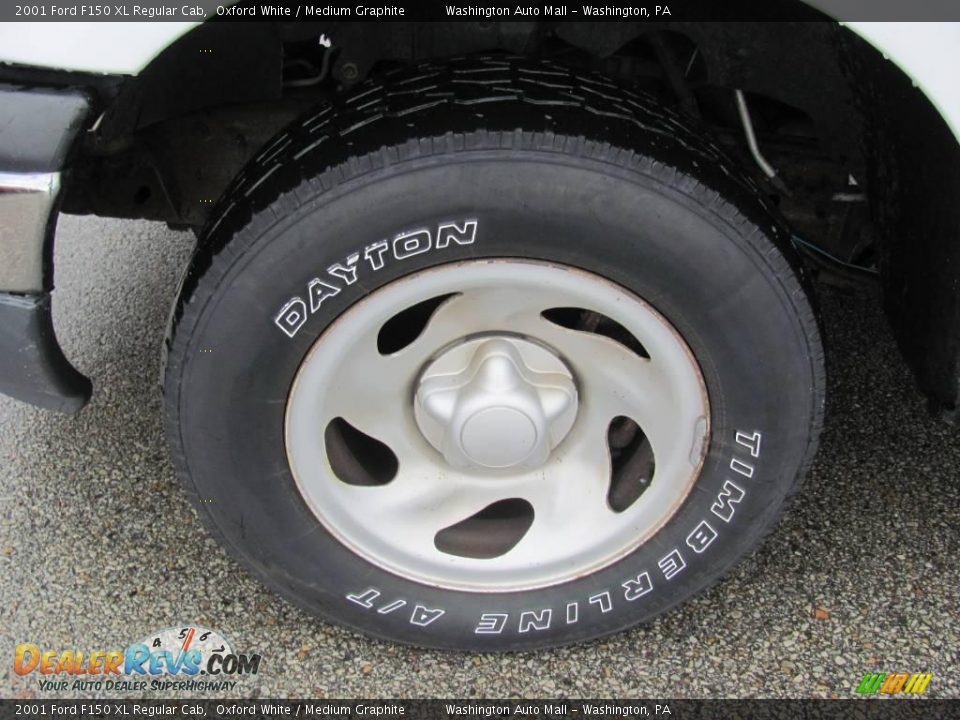 2001 Ford F150 XL Regular Cab Oxford White / Medium Graphite Photo #3