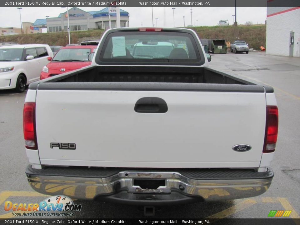 2001 Ford F150 XL Regular Cab Oxford White / Medium Graphite Photo #5