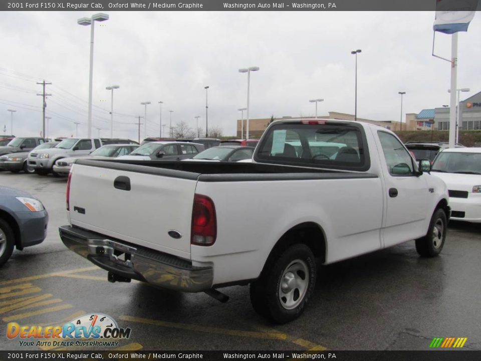 2001 Ford F150 XL Regular Cab Oxford White / Medium Graphite Photo #7