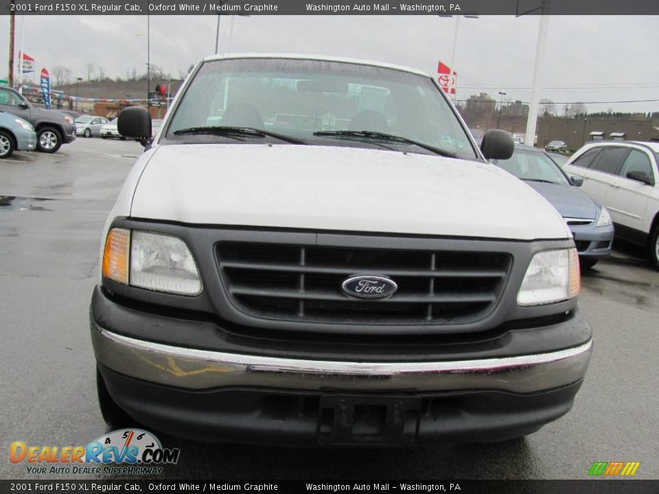 2001 Ford F150 XL Regular Cab Oxford White / Medium Graphite Photo #10