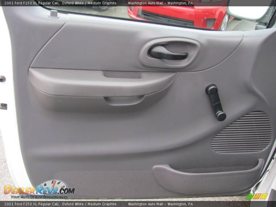 2001 Ford F150 XL Regular Cab Oxford White / Medium Graphite Photo #12