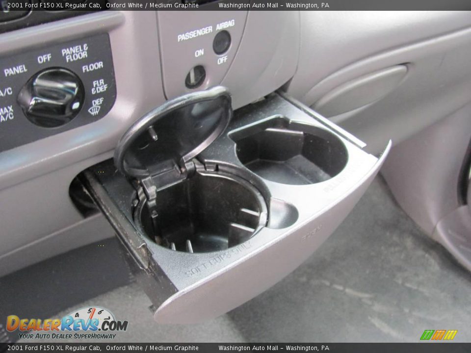 2001 Ford F150 XL Regular Cab Oxford White / Medium Graphite Photo #15