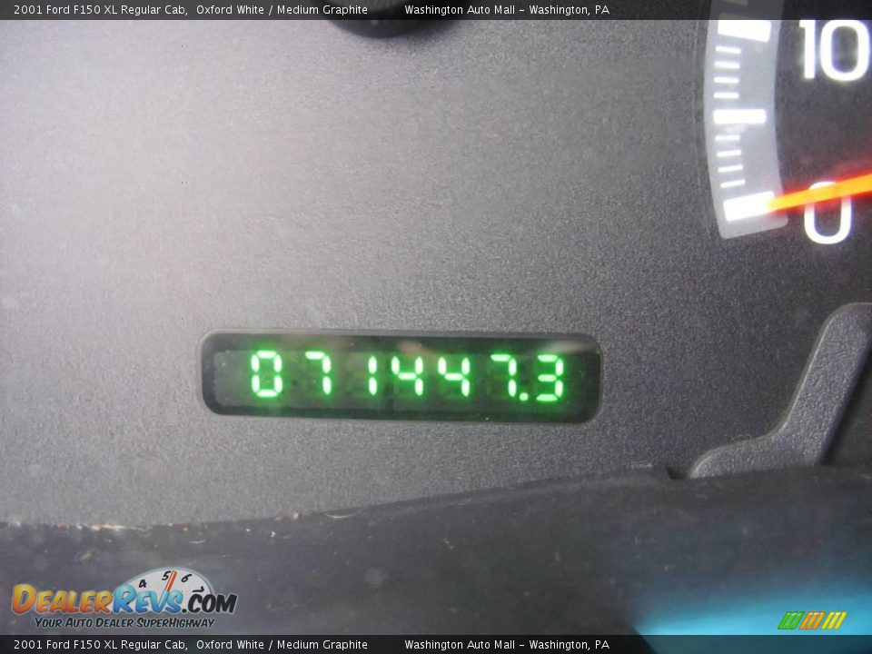 2001 Ford F150 XL Regular Cab Oxford White / Medium Graphite Photo #20
