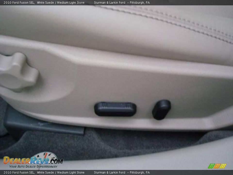 2010 Ford Fusion SEL White Suede / Medium Light Stone Photo #15