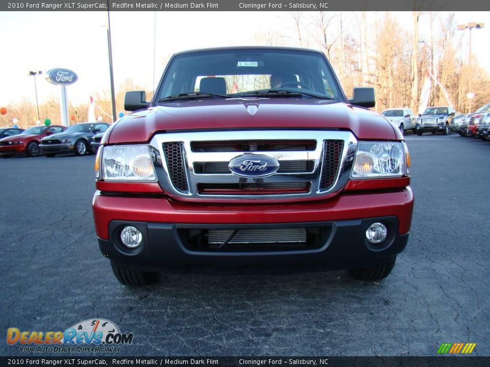 2010 Ford Ranger XLT SuperCab Redfire Metallic / Medium Dark Flint Photo #7