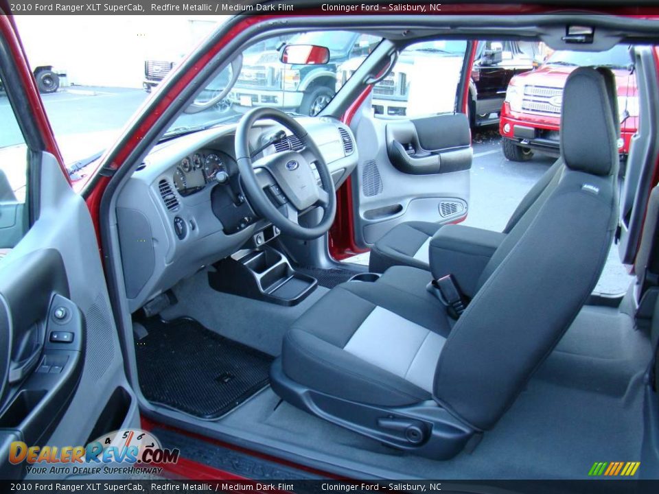 2010 Ford Ranger XLT SuperCab Redfire Metallic / Medium Dark Flint Photo #8