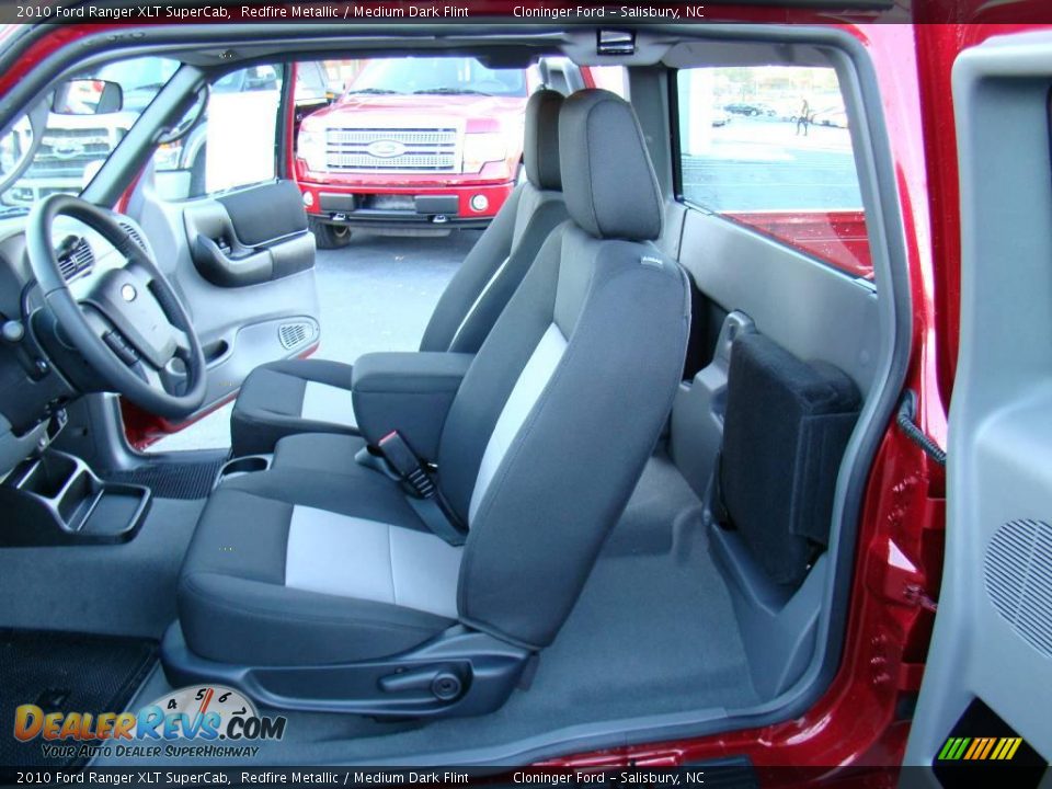 2010 Ford Ranger XLT SuperCab Redfire Metallic / Medium Dark Flint Photo #9
