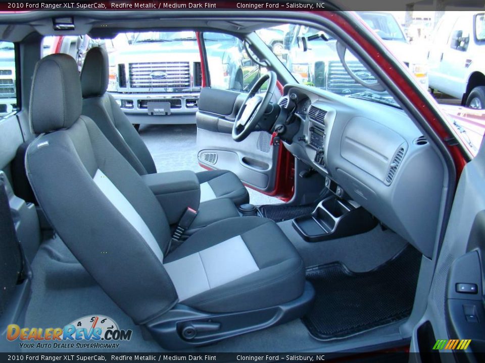 2010 Ford Ranger XLT SuperCab Redfire Metallic / Medium Dark Flint Photo #11