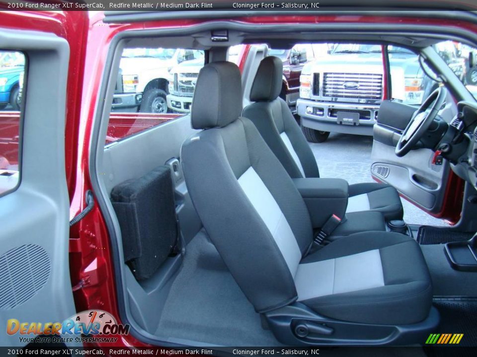 2010 Ford Ranger XLT SuperCab Redfire Metallic / Medium Dark Flint Photo #12