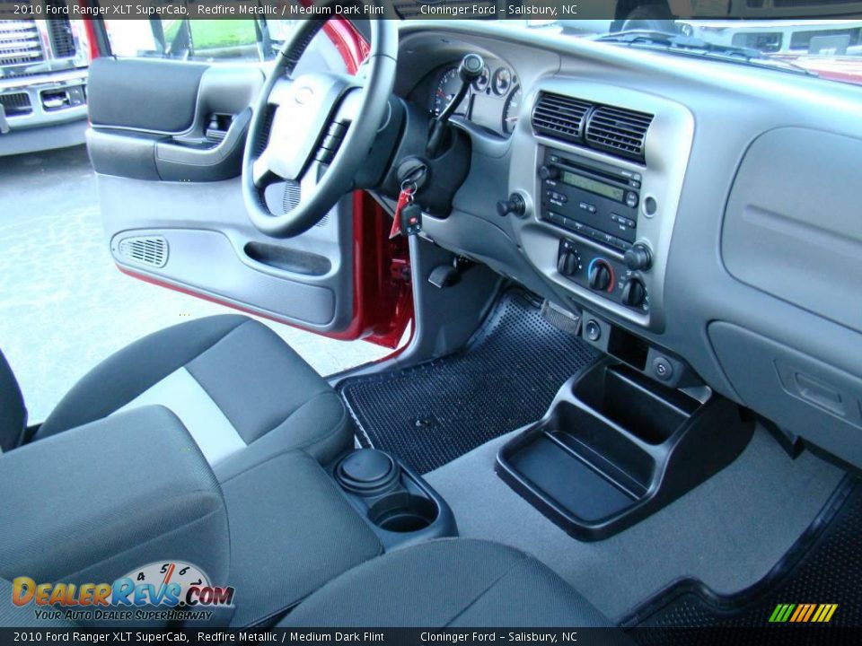2010 Ford Ranger XLT SuperCab Redfire Metallic / Medium Dark Flint Photo #13