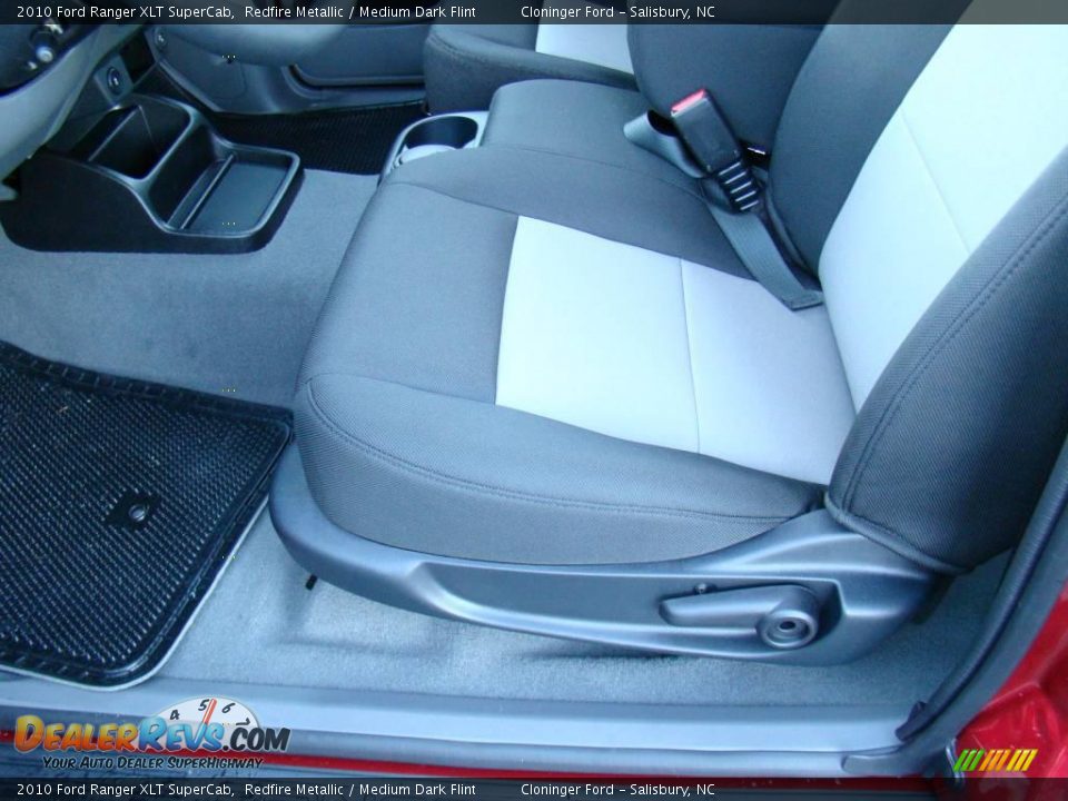 2010 Ford Ranger XLT SuperCab Redfire Metallic / Medium Dark Flint Photo #17