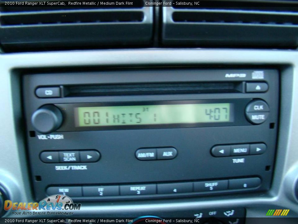 2010 Ford Ranger XLT SuperCab Redfire Metallic / Medium Dark Flint Photo #20