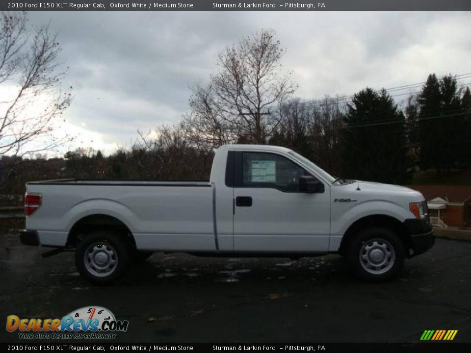 2010 Ford F150 XLT Regular Cab Oxford White / Medium Stone Photo #2