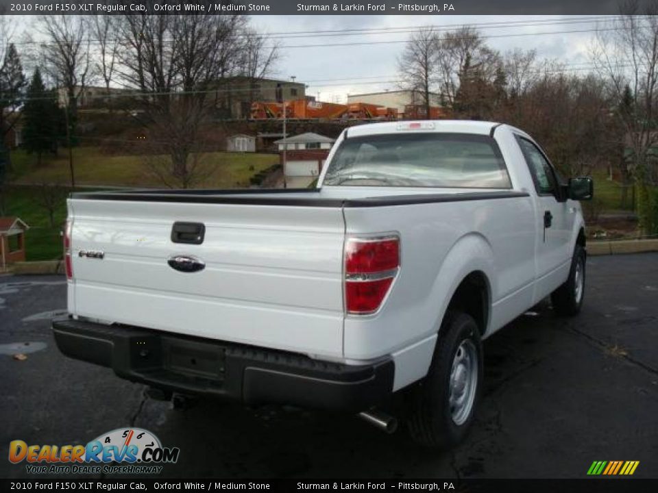 2010 Ford F150 XLT Regular Cab Oxford White / Medium Stone Photo #3