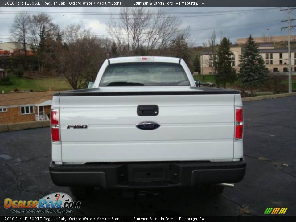 2010 Ford F150 XLT Regular Cab Oxford White / Medium Stone Photo #4