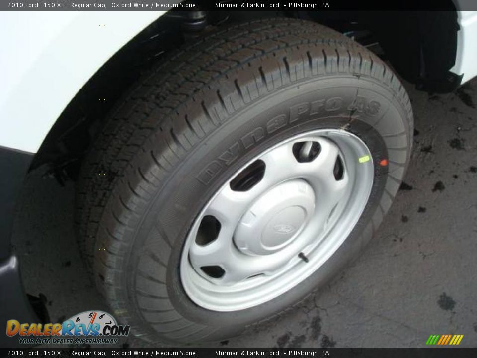 2010 Ford F150 XLT Regular Cab Oxford White / Medium Stone Photo #9