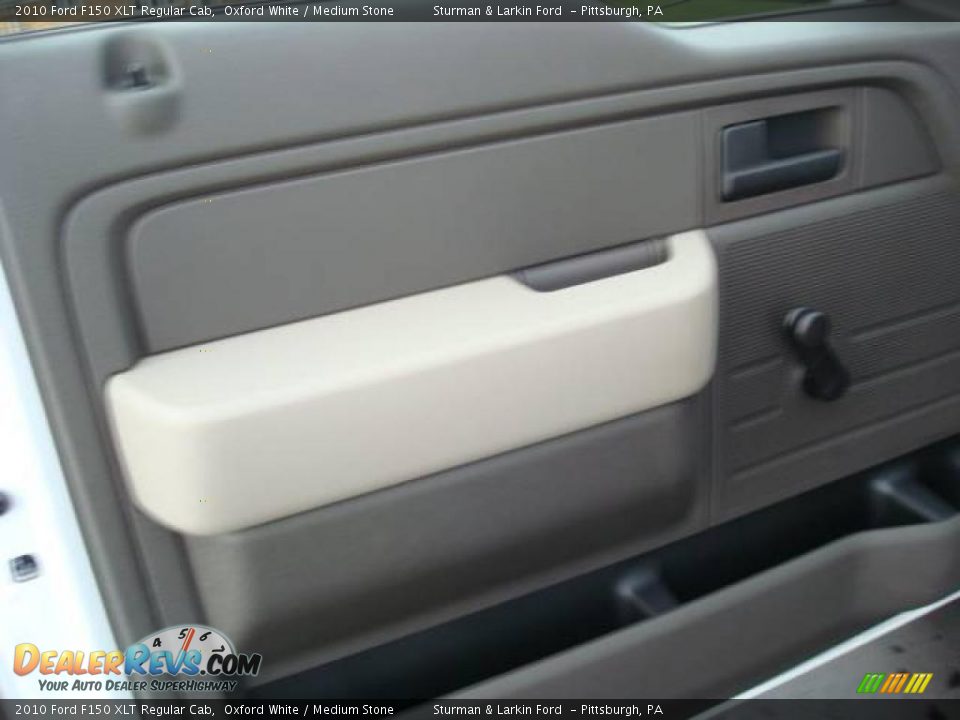 2010 Ford F150 XLT Regular Cab Oxford White / Medium Stone Photo #13