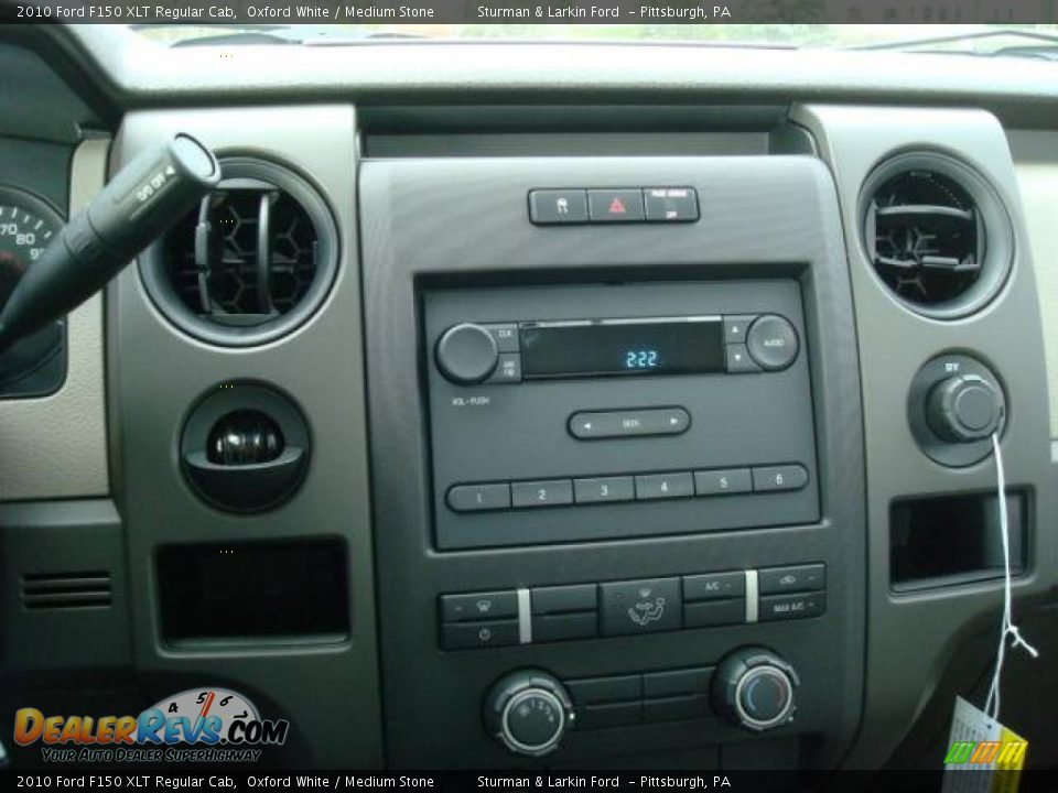 2010 Ford F150 XLT Regular Cab Oxford White / Medium Stone Photo #18