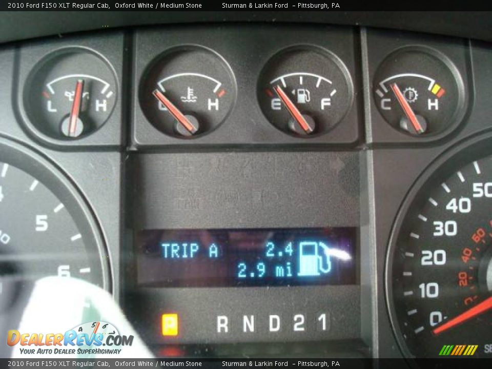 2010 Ford F150 XLT Regular Cab Oxford White / Medium Stone Photo #20