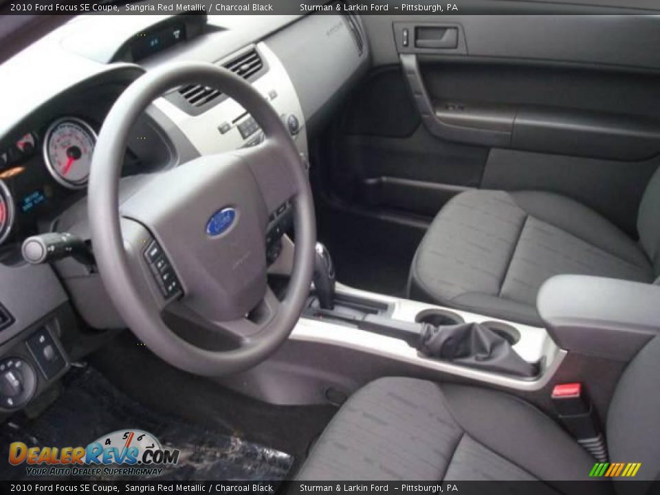 2010 Ford Focus SE Coupe Sangria Red Metallic / Charcoal Black Photo #14