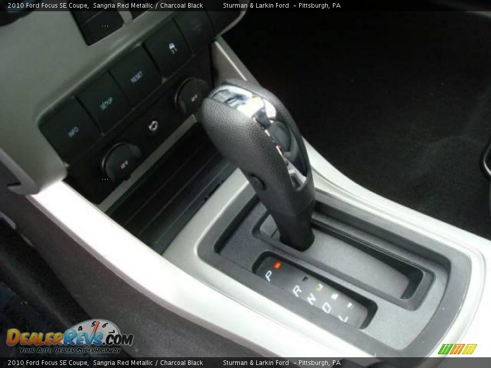 2010 Ford Focus SE Coupe Sangria Red Metallic / Charcoal Black Photo #16