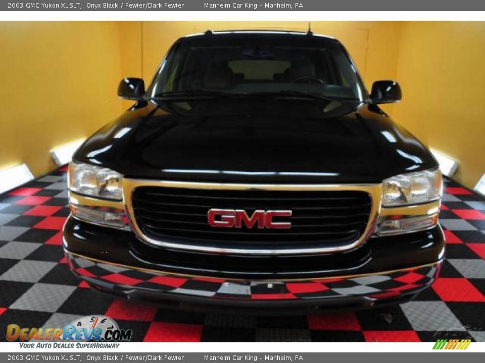 2003 GMC Yukon XL SLT Onyx Black / Pewter/Dark Pewter Photo #2