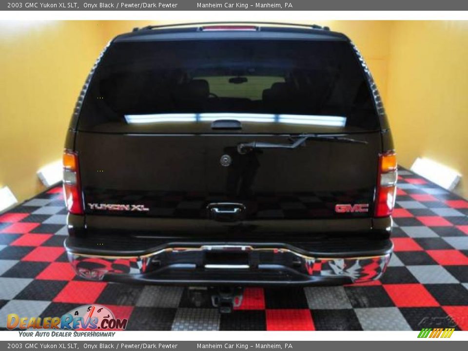 2003 GMC Yukon XL SLT Onyx Black / Pewter/Dark Pewter Photo #5