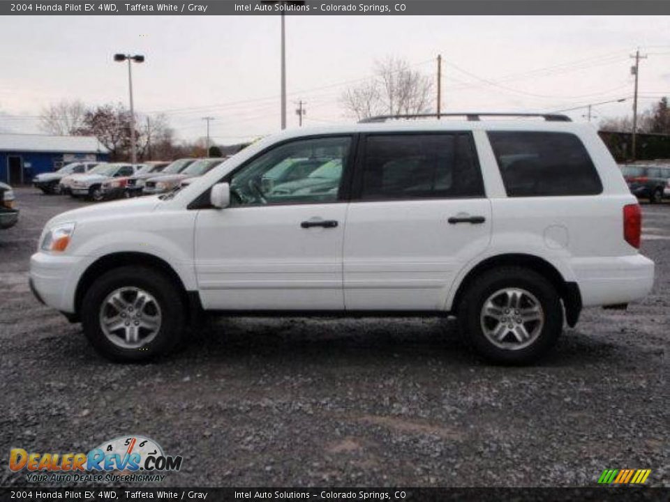 2004 Honda Pilot EX 4WD Taffeta White / Gray Photo #2