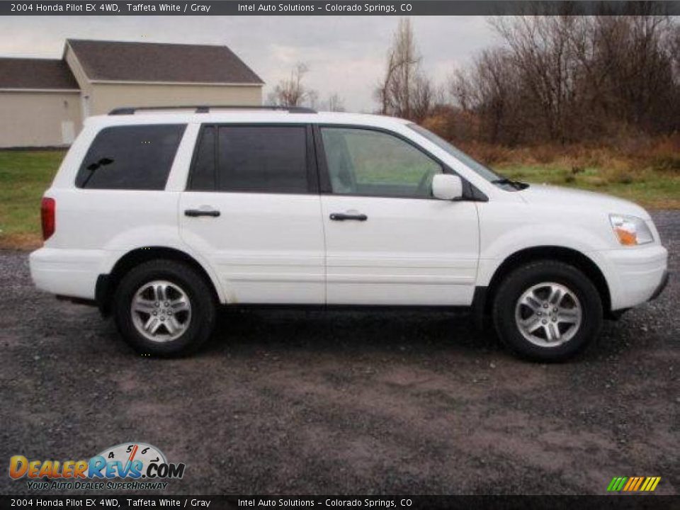 2004 Honda Pilot EX 4WD Taffeta White / Gray Photo #3