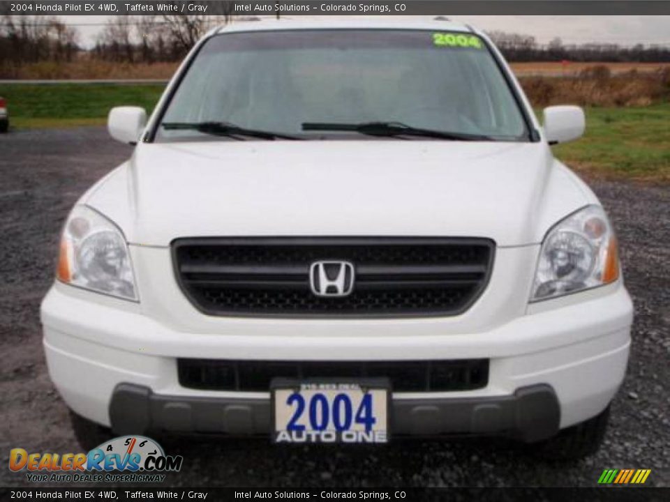 2004 Honda Pilot EX 4WD Taffeta White / Gray Photo #4
