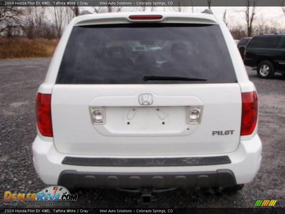 2004 Honda Pilot EX 4WD Taffeta White / Gray Photo #7