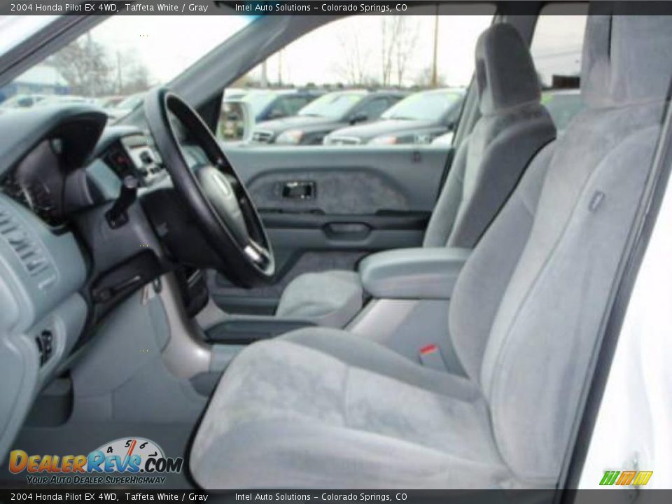2004 Honda Pilot EX 4WD Taffeta White / Gray Photo #9