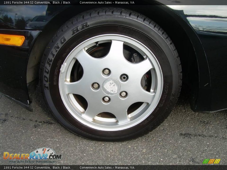 1991 Porsche 944 S2 Convertible Black / Black Photo #9