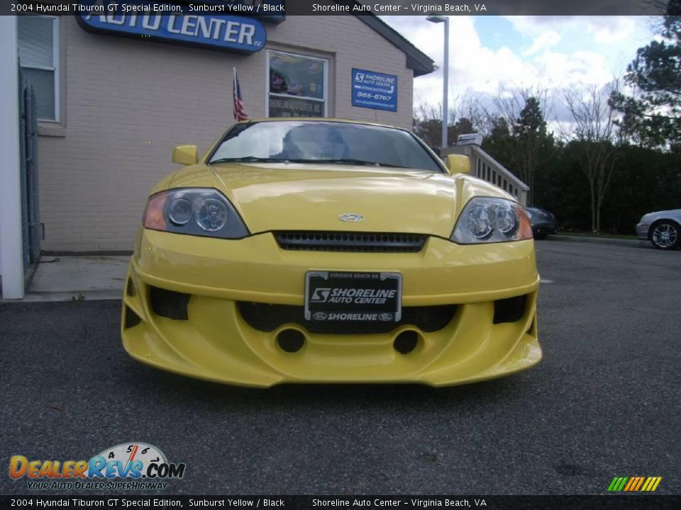 2004 Hyundai Tiburon GT Special Edition Sunburst Yellow / Black Photo #1