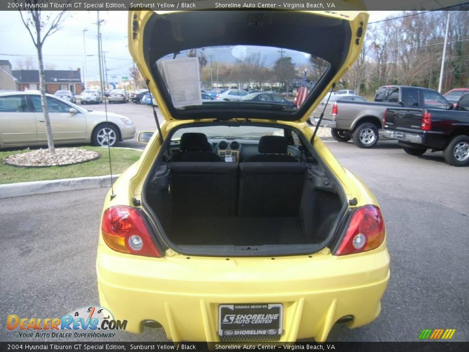 2004 Hyundai Tiburon GT Special Edition Sunburst Yellow / Black Photo #12