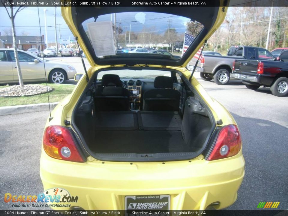 2004 Hyundai Tiburon GT Special Edition Sunburst Yellow / Black Photo #13