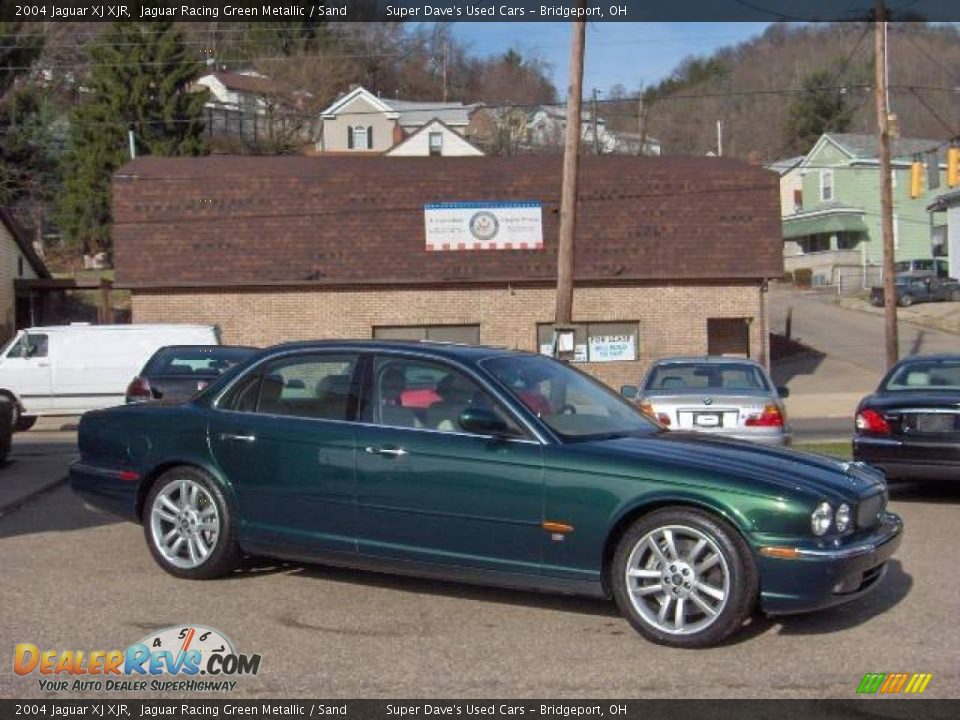 2004 Jaguar XJ XJR Jaguar Racing Green Metallic / Sand Photo #1
