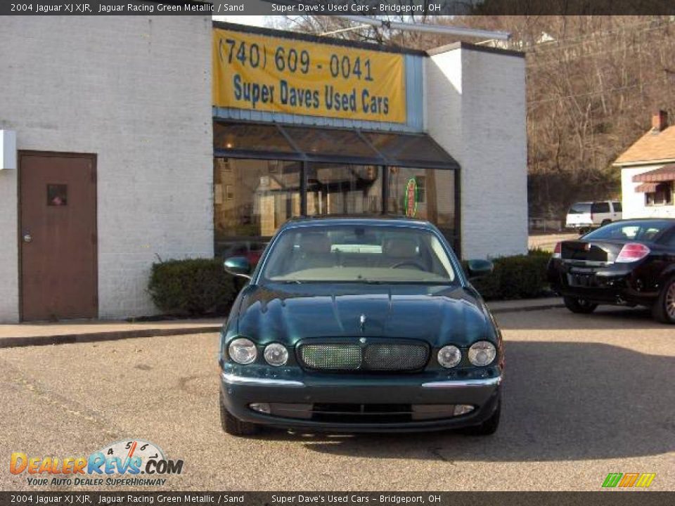 2004 Jaguar XJ XJR Jaguar Racing Green Metallic / Sand Photo #4