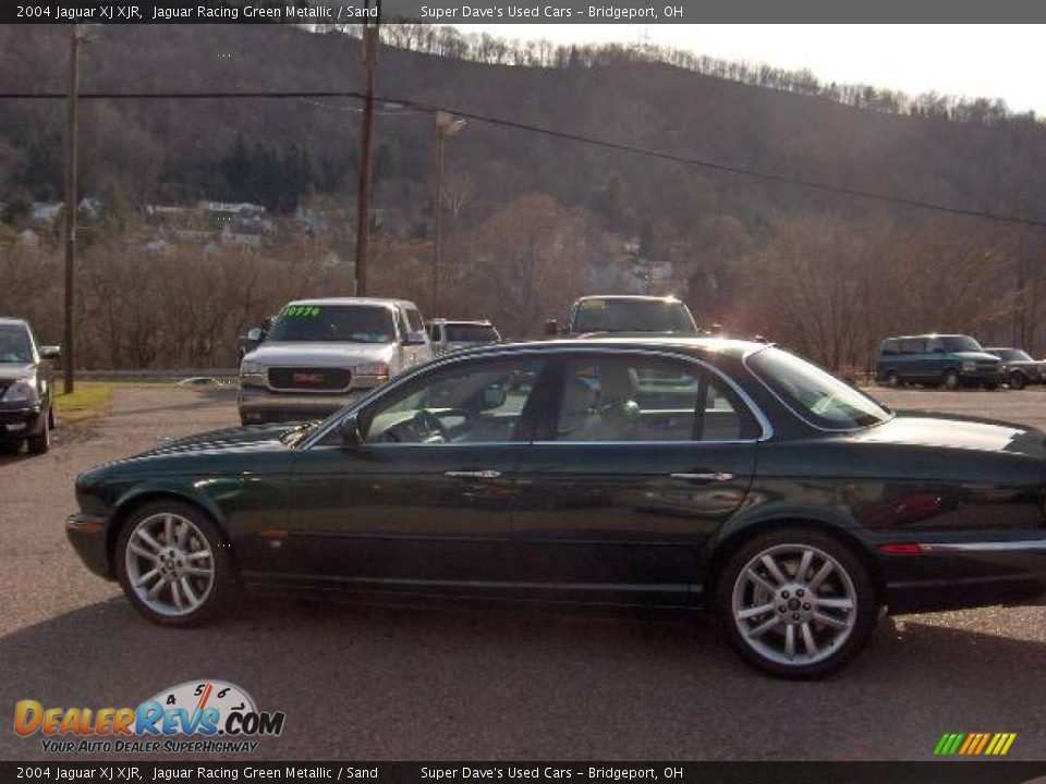 2004 Jaguar XJ XJR Jaguar Racing Green Metallic / Sand Photo #8