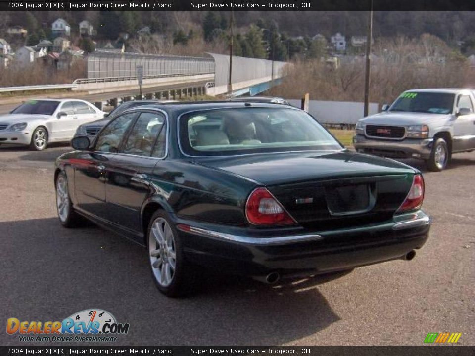 2004 Jaguar XJ XJR Jaguar Racing Green Metallic / Sand Photo #10