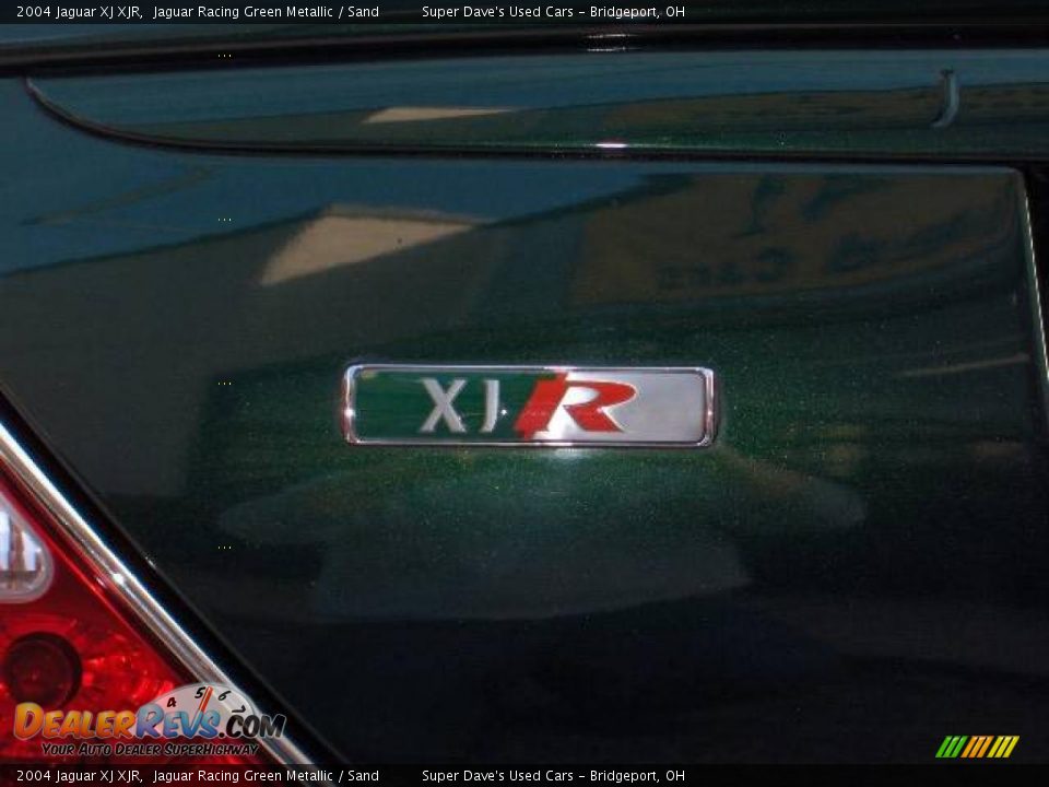 2004 Jaguar XJ XJR Jaguar Racing Green Metallic / Sand Photo #12