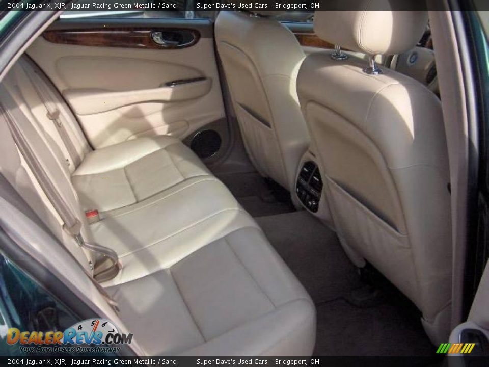 2004 Jaguar XJ XJR Jaguar Racing Green Metallic / Sand Photo #16