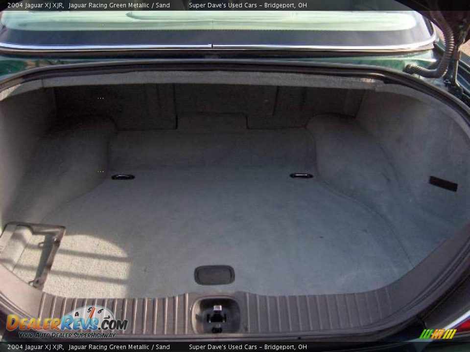 2004 Jaguar XJ XJR Jaguar Racing Green Metallic / Sand Photo #22