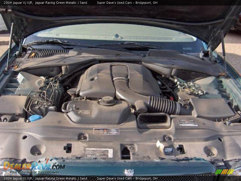 2004 Jaguar XJ XJR Jaguar Racing Green Metallic / Sand Photo #26
